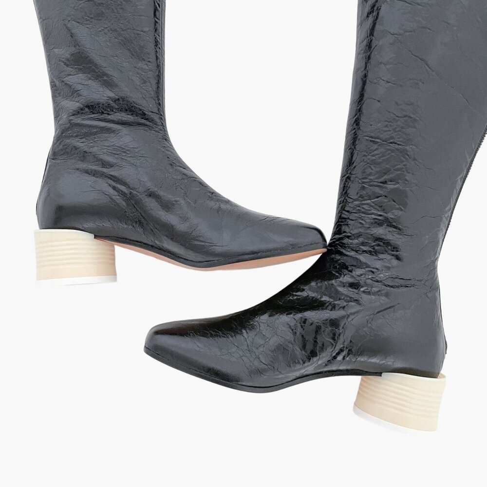 Maison Martin Margiela Black Heeled Boots - Picture 13 of 13